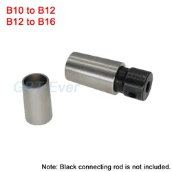 1Pcs High Strength Motor Shaft Conversion Sleeve B10 to B12/B12 to B16 Taper Conversion Stainless Steel Drill Chuck Power Tools