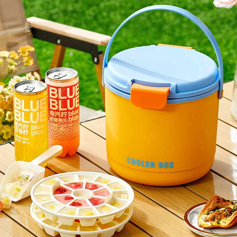 

Silicone Ice Mould Grid IceCube Trays 2 In 1 Portable Ice Ball Maker Kettle Household Travel Gadget For Making Freezing Cubes