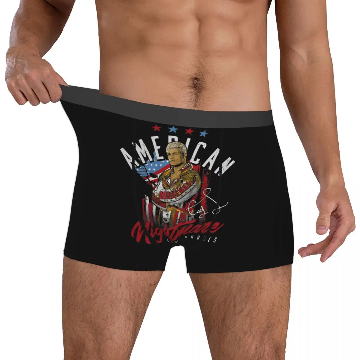 Cody Rhodes American Wrestler Wrestling Men's Underwear Boxer Briefs Shorts Panties Novelty Polyester Underpants for Homme