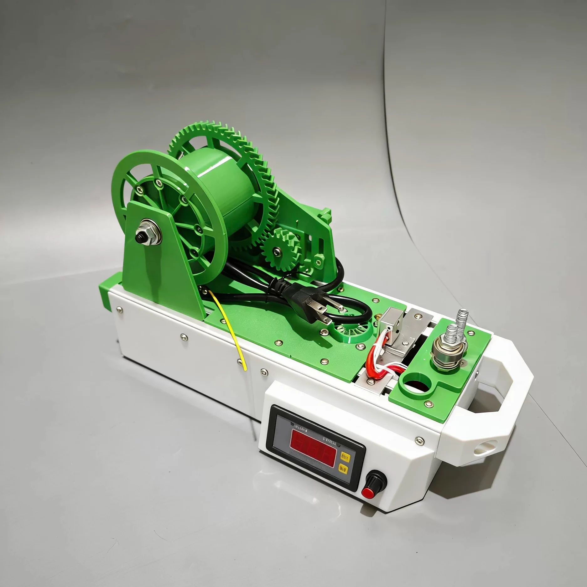 FY Small Plastic Bottle Granulator Machine, Household DIY PET Bottle Recycler 3D Printing Filament Maker for Home Recycling Use