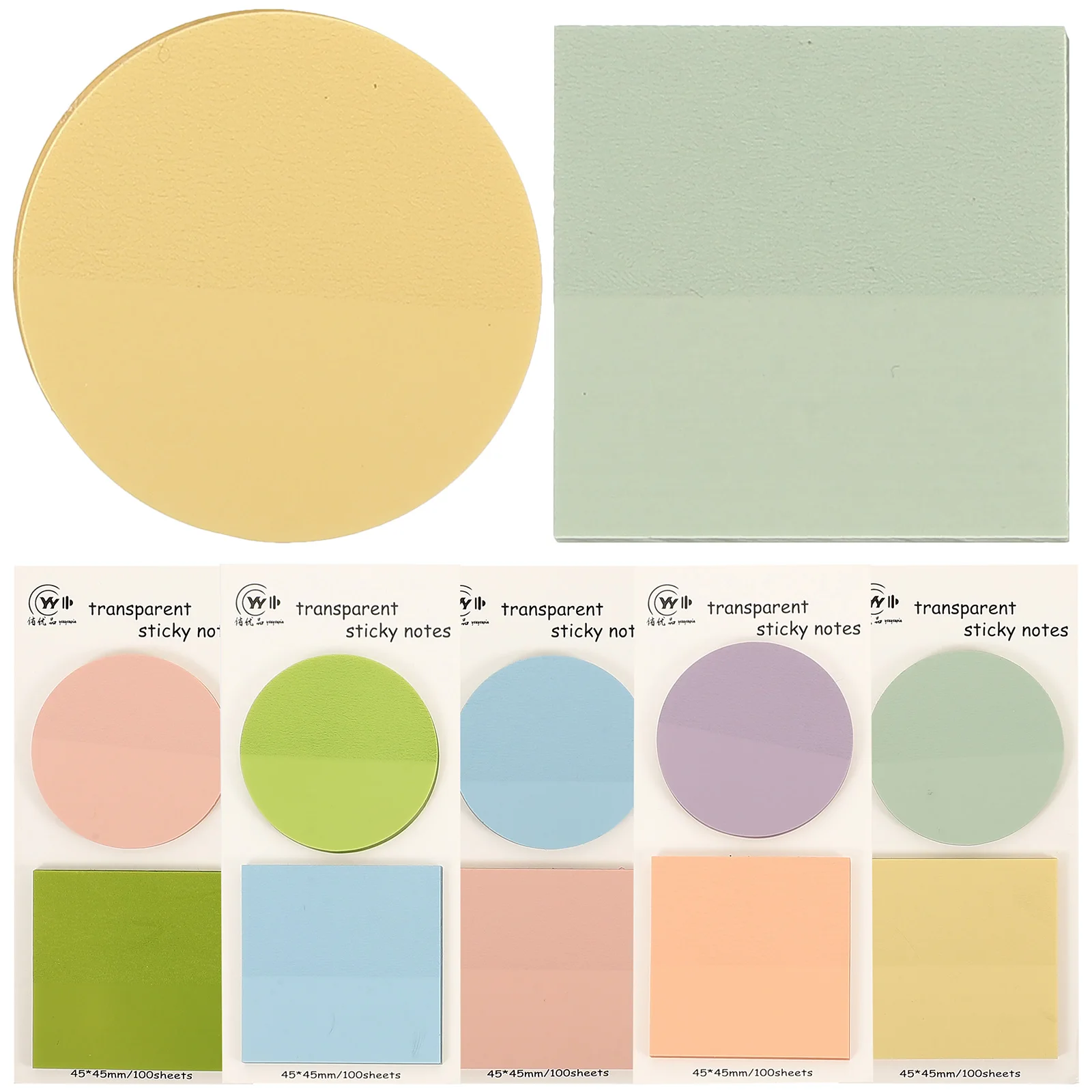 

6 set Sticky Memo Pads Self adhesive Book Self Adhesive Memo Stickers Tabs for Students School Office Supplies Practical Use