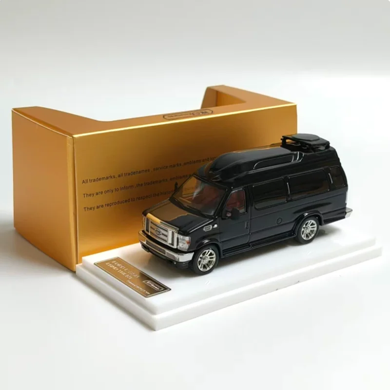 

MK миниатюры литой под давлением сплав 1/64 Ford E350 модель автомобиля на колесах классический сувенир для взрослых подарок хобби и игрушки