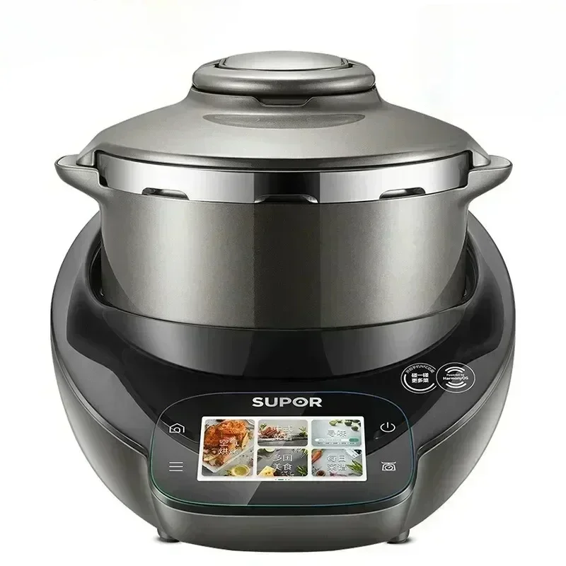 New home multifunctional kitchen robot - automatic frying robot. multi-purpose pot, pressure cooker and cooking machine.