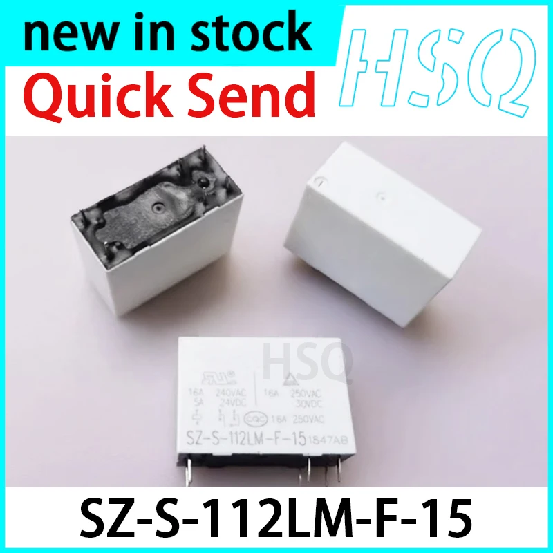 5PCS New  SZ-S-112LM-F-15 6-pin 16A Relay