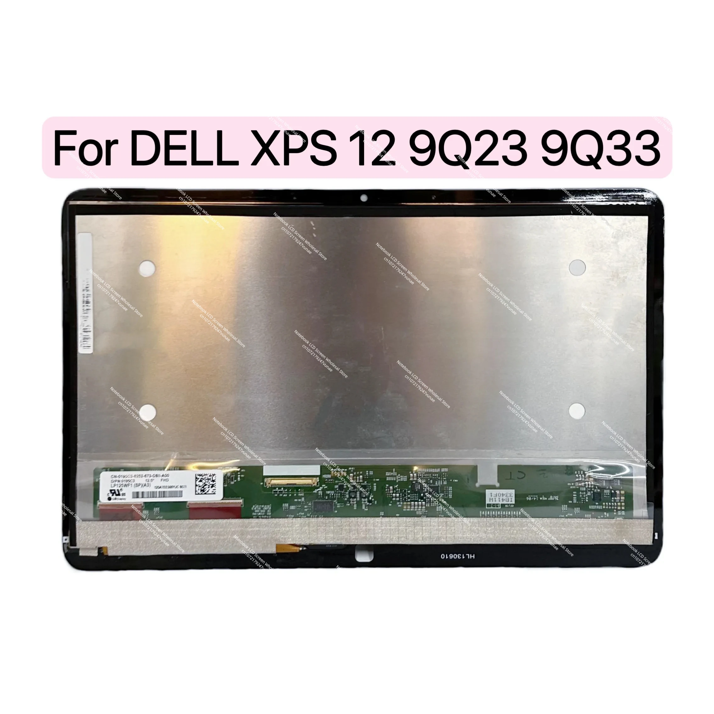 For Dell XPS 12 9Q23 9Q33 LP125WF1 SPA2 A3 LCD Touch Screen Assembly LCD Screen Digiter Panel