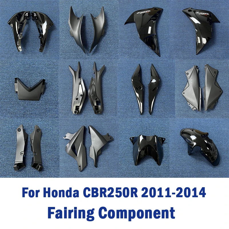 For Honda CBR250RR CBR 250RR CBR 250 R 2011 2012 2013 2014 ABS Bodywork Components  Fairing Injection Molding black Cowl Body