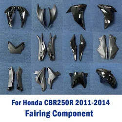 Componentes de carrocería ABS, carenado moldeado por inyección, color negro, para Honda CBR250RR, CBR 250RR, CBR 250 R, 2011, 2012, 2013, 2014