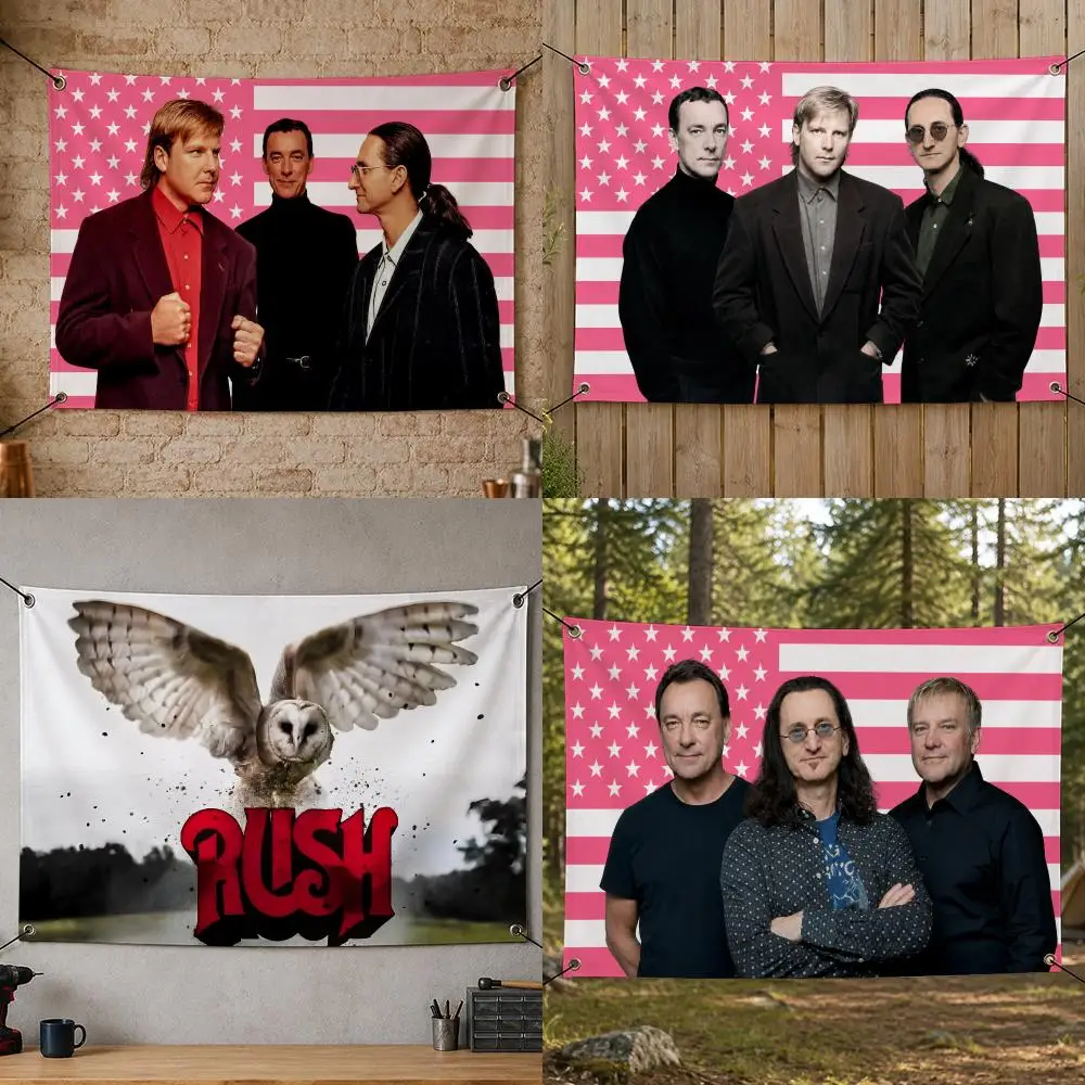 Creator Trendy R-Rushs Flags Flag Banner for Bedroom Dorm Party Home Living Room Game Room Gift