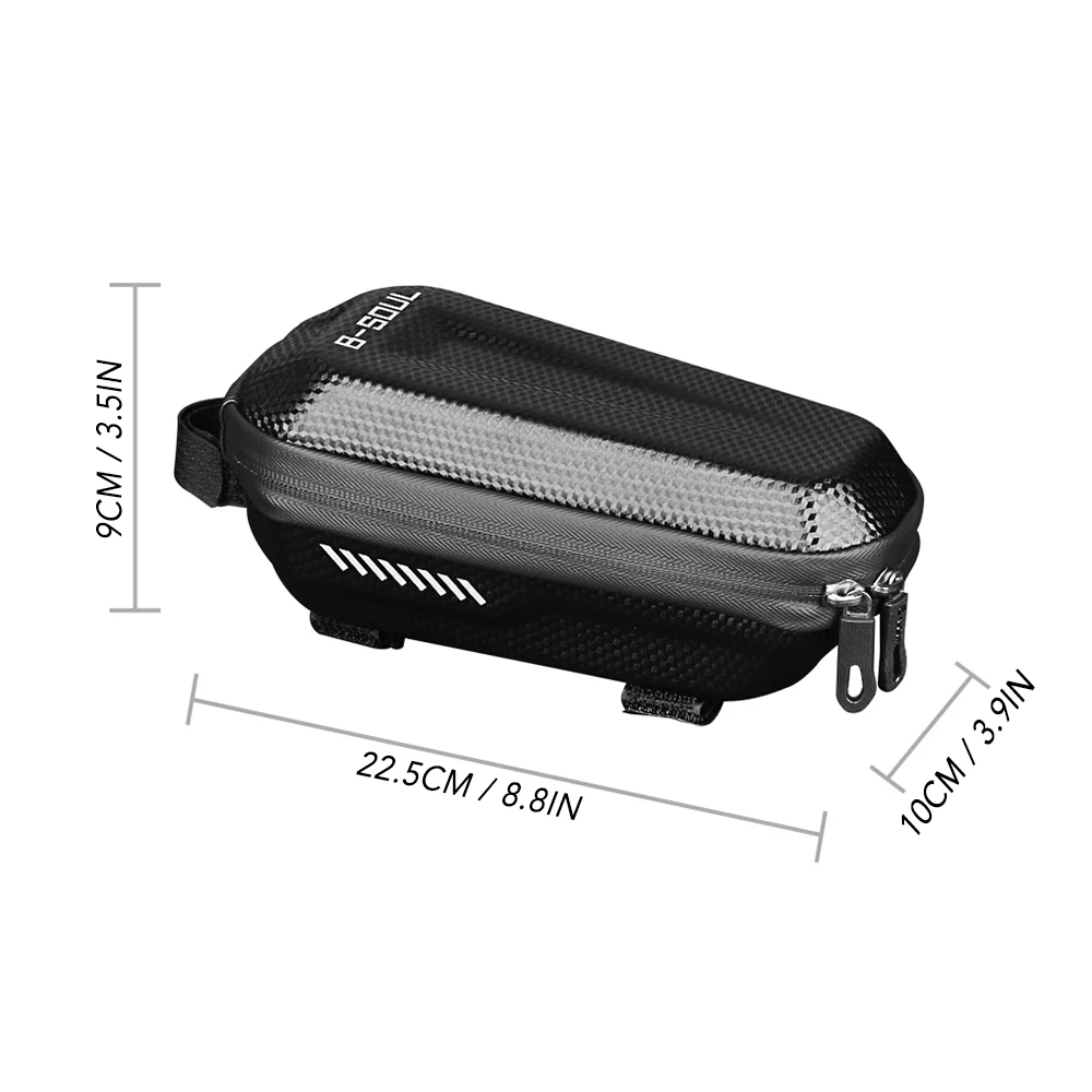 Bicycle Top Tube Bag MTB Road Mountain Bike Cycling Rainproof Bike Front Beam Bag Bicycle Frame Bag Pouch Bicycle Accessories