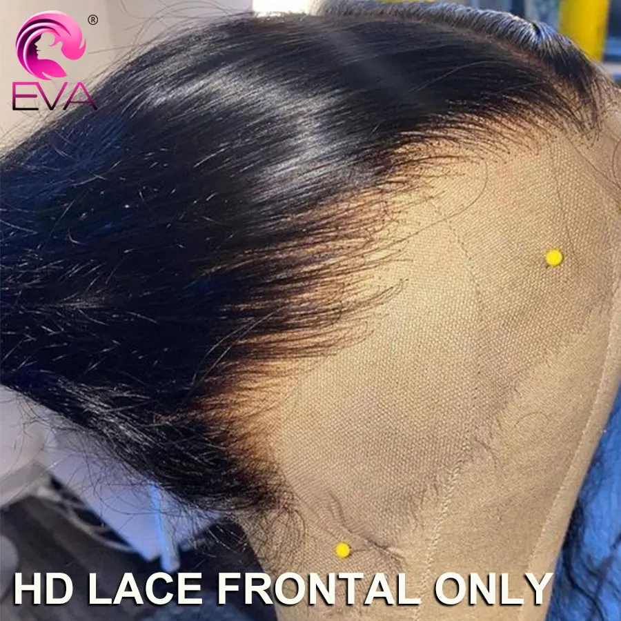 

Eva Hair Plucked Hairline 13X6 HD Lace Frontal Only 100% Human Hair Closure 5x5 6x6 Invisible HD Lace Closure Straight Body Wave