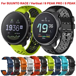 Silicone Band For SUNNTO RACE Sports Strap For Suunto Vertical / 9 PEAK PRO / 5 PEAK Smartwatch Watchband Bracelet Accessories