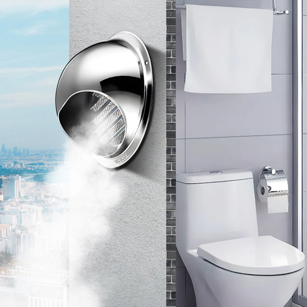 

Вентиляционные трубы для сушильной машины Вентиляционная решетка Матовый бык Внешняя вытяжка Кухонные вентиляторы и вентиляционные отверстия Настенное вентиляционное отверстие из нержавеющей стали