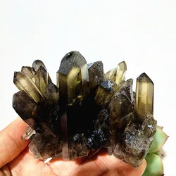 Natural Smoky QuartzQuartz Crystal Shinning Raw Stone Mineral Specimen Room Decor Rare Crystals Gemstones Powerful Energy Chakra