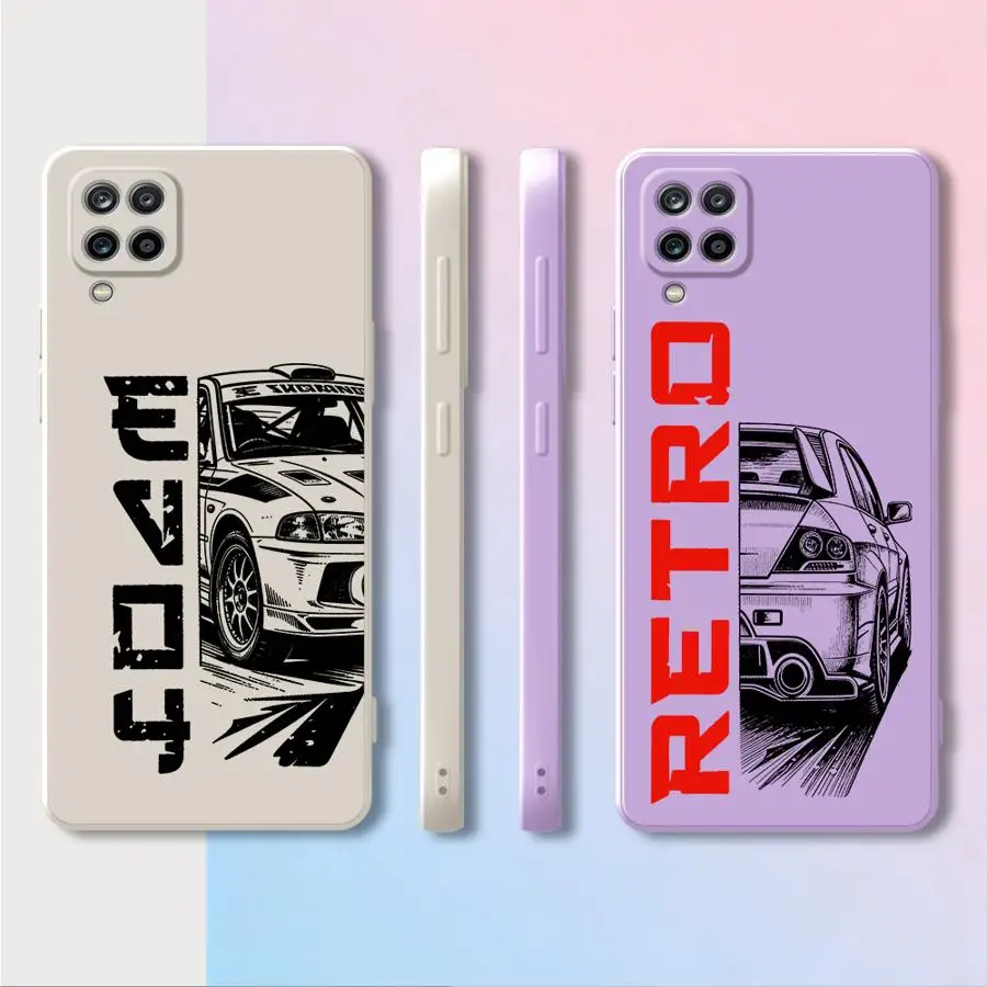 Phone Cover Case for Samsung Galaxy A30s A06 A50 A56 A03 A20s A04 A53 A02s A71 A73 A05 JDM Sport Line Car