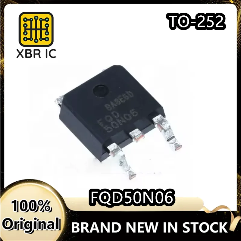 

(20/50 pieces) FQD50N06 50N06 TO-252 50A 60V Surface Mount MOSFET Brand New Genuine Authentic In Stock Free Shipping