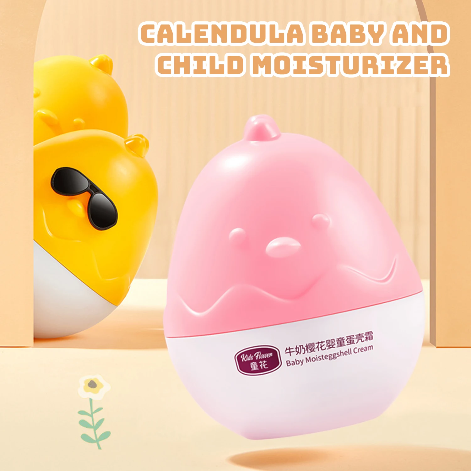 Calendula Baby Moisturizing Eggshell Cream,Baby Skin Care Moisturizing Face Cream,Spring/Summer Baby Milk Multiplier Moisturizer