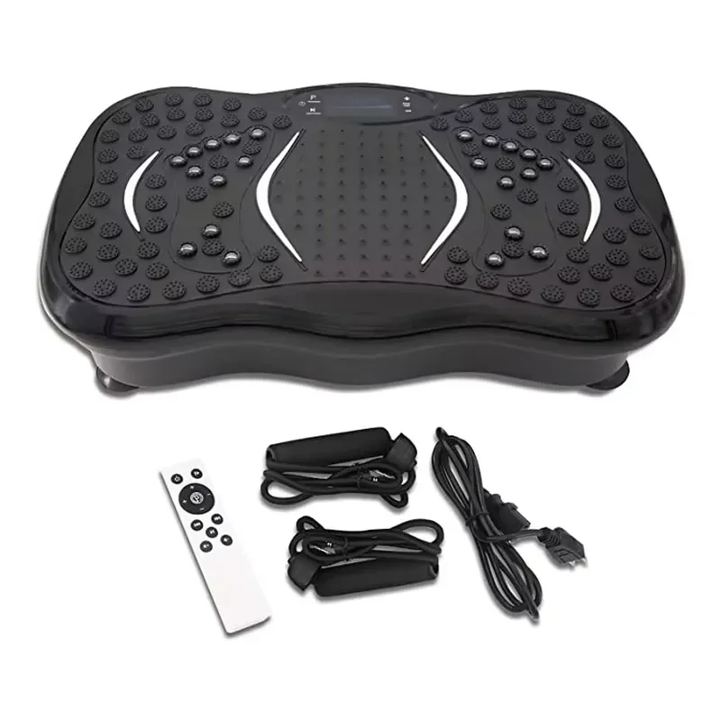 Electric Vibration Plate Fitness Machine Whole Body Fat Burning Weight Loss Platform Multifunctional Household Exercise