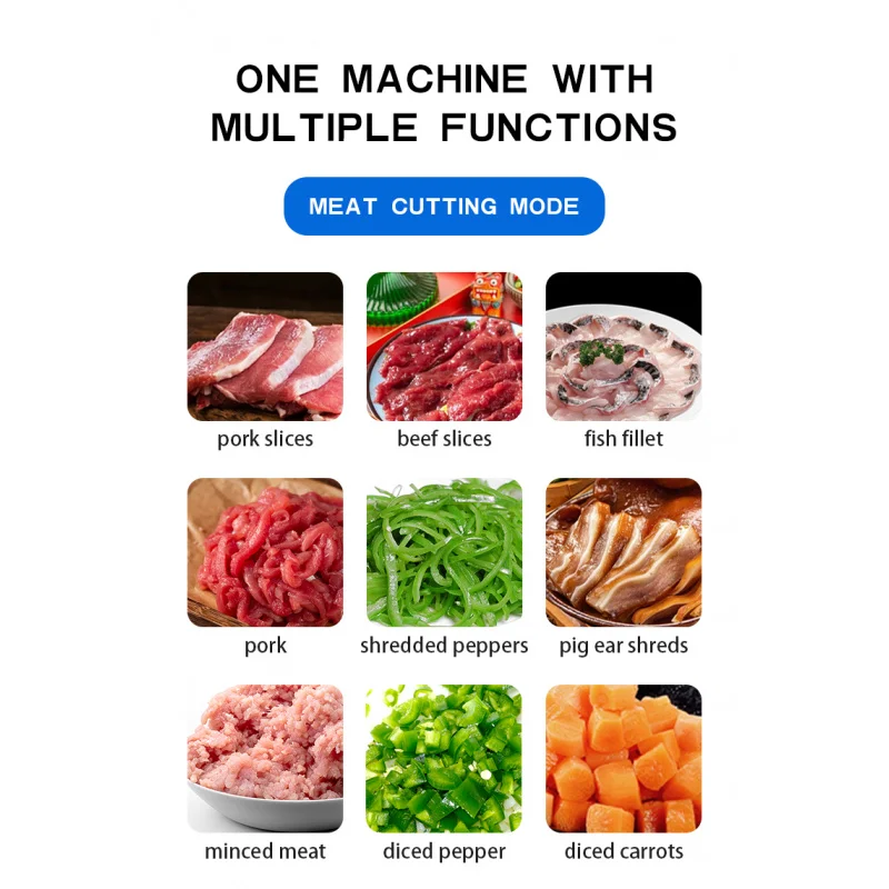 مفرمة لحم صناعية عمودية من الفولاذ المقاوم للصدأ 304 من الفولاذ المقاوم للصدأ