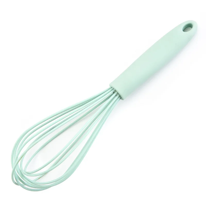 10-Inch Egg Whisk Silicone Eggs Tools Whisk Stick Eggbeater Stirring Rod Manual Household Kitchen Baking Egg Diy Tools