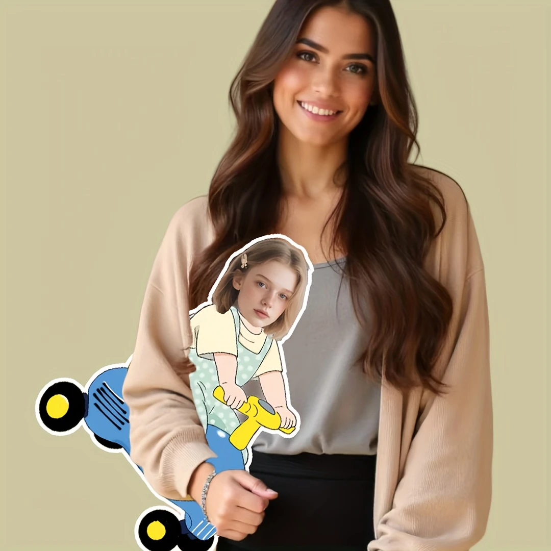 Customized Funny Pillows with Personalized Photos - Featuring a Twist Car Decoration - Perfect for Christmas, Valentine'S Day, H
