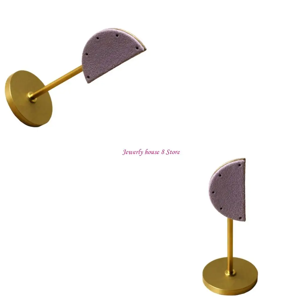 

Convenient Open Frame Metal Earring Holder Jewelry Selection Daily Metal Texture