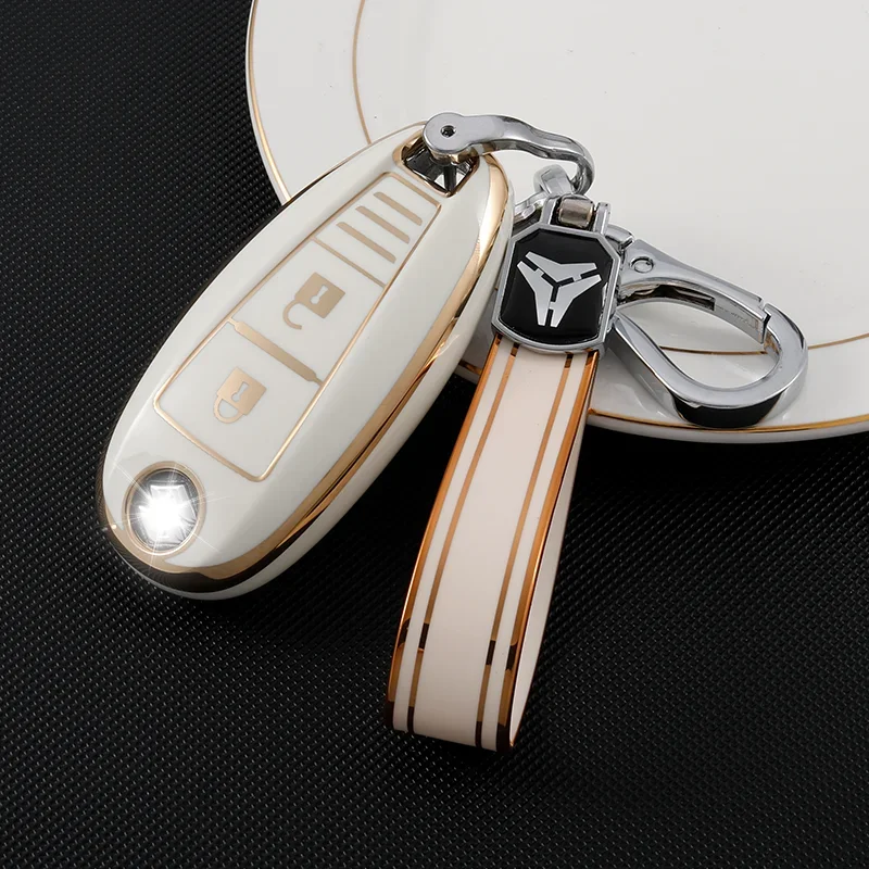 TPU Car Key Case Cover for Suzuki Vitara Swift Ignis Kizashi SX4 Baleno Ertiga Samurai S-Cross Shell Fob Keychain Accessories