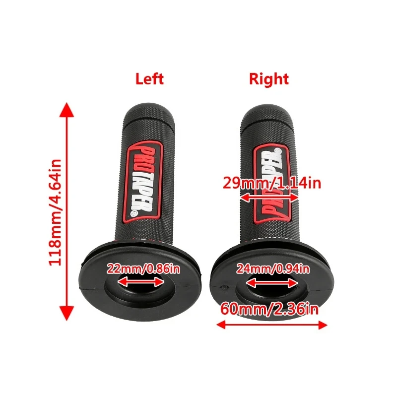 7/8 "22 مللي متر مقبض قبضة دراجة نارية proتفتق المقود قبضة برو تفتق موتوكروس المقود المطاط هلام اليد قبضة الفرامل الأيدي