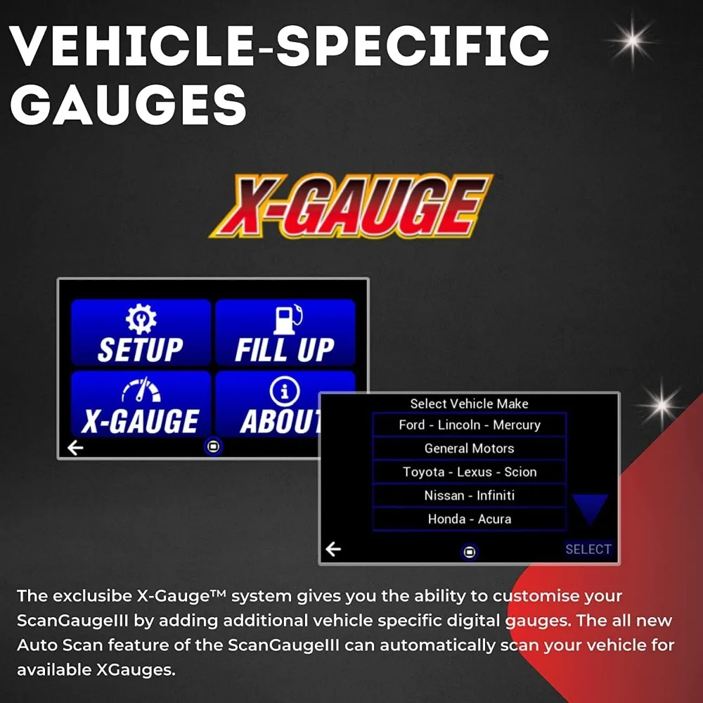 3 All New Touch Screen OBD2 Code Reader, Digital Gauges & Trip Computer with WiFi Updates SG3