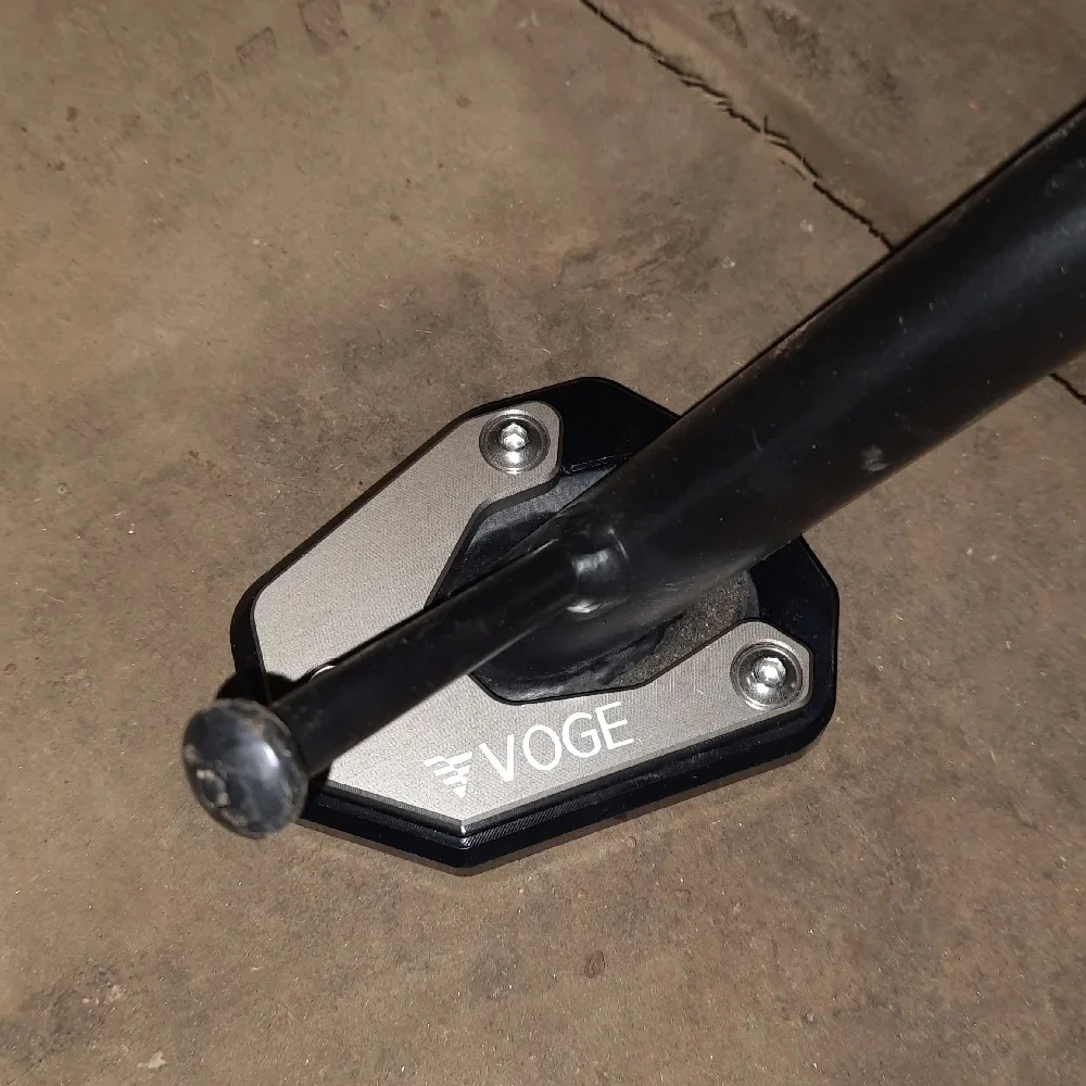 

DSX500 DSX525 DSX625 DSX650 DSX900 Motorcycle Kickstand Side Stand Enlarger Extension Plate Pad For VOGE DSX 500 525 625 650 900