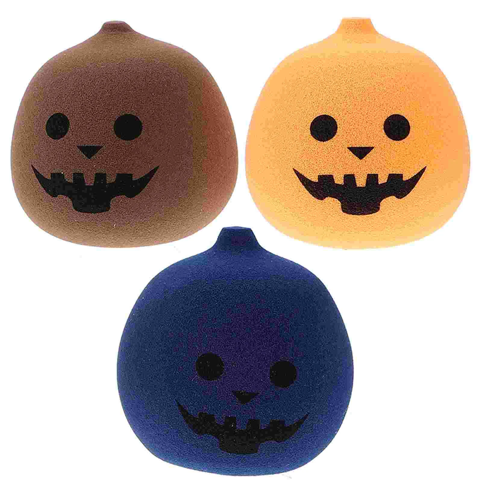 3 Pcs Halloween Maquiagem Ovo Mulheres Ferramenta Liquidificador Beleza Pó Puffs Miss