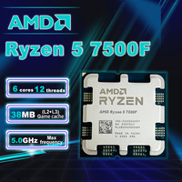 AMD Ryzen 5 7500F R5 7500F 3.7GHz 6-Core 12-Thread CPU 5NM L3=32M 100-000001015 Socket AM5 New But Without Coole
