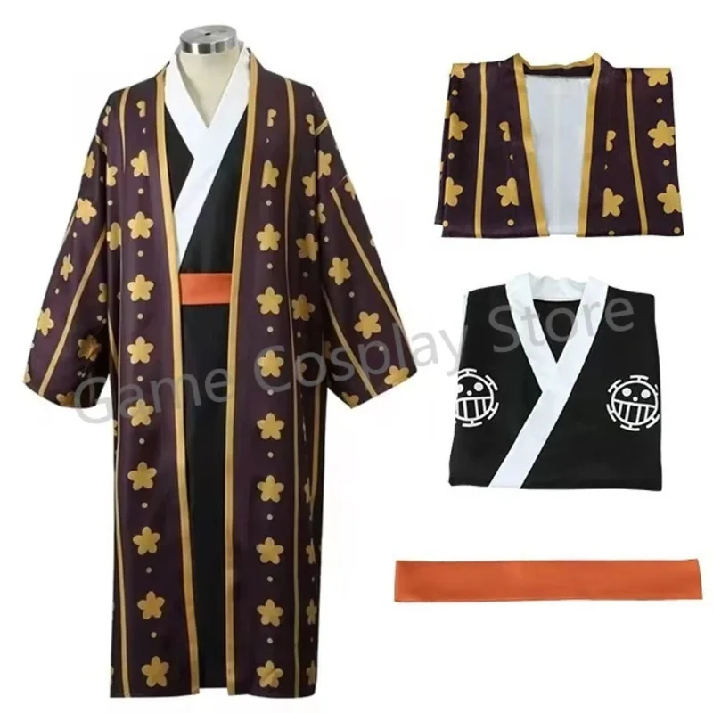 トラファルガー・レイ-コスプレ衣装-アニメフィギュア-デジタルプリント-着物制服-フルセット-ハロウィン-a-2c'4h