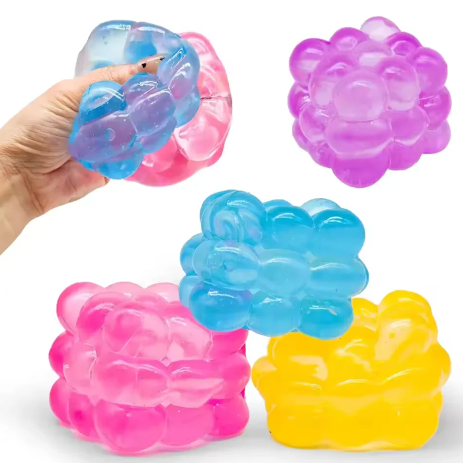 Trending Blind Box Cube Squish Toy Soft Jelly Squeeze Stress Relief Fidget Toy Sensory for Kids & Adults