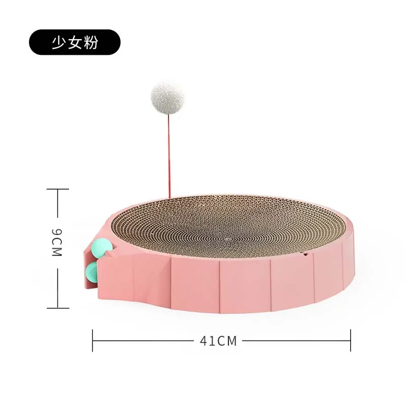 

Cat scratch board cat nest integrated wear-resistant scratch-resistant round extra-large corrugated cardboard basin cat toy