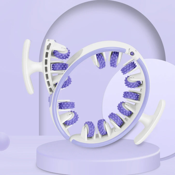 

360 ° multifunctional wrap around detachable massage wheel for comfortable massage of various body parts such as abdomen, legs,