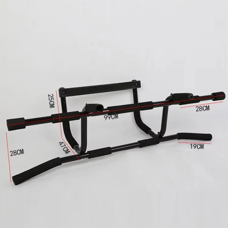 

Multi Grip Wall And Door Pull Up Bar, Heavy Duty Frame For Comprehensive Training In Home Indoor Gym