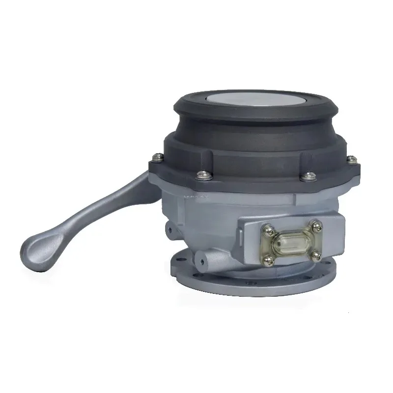 Oil tanker fuel discharge valve with sight mirror unloading valve, suitable for diesel and