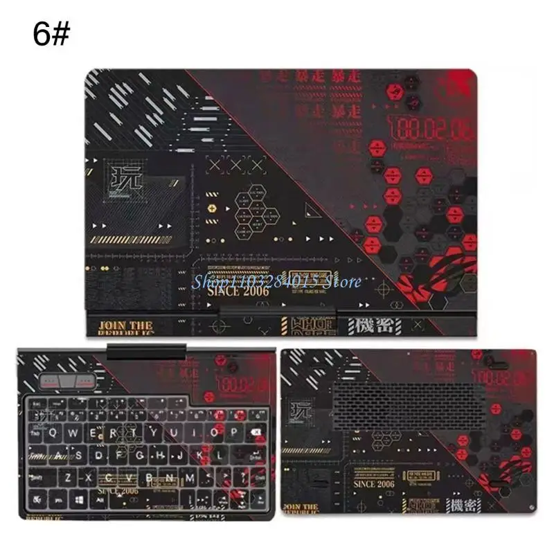 R6FF Removable Laptop Decorative Film Full Protections Sticker For Pocket 3 8Inch 2022 To 2025 Models Simple Apply