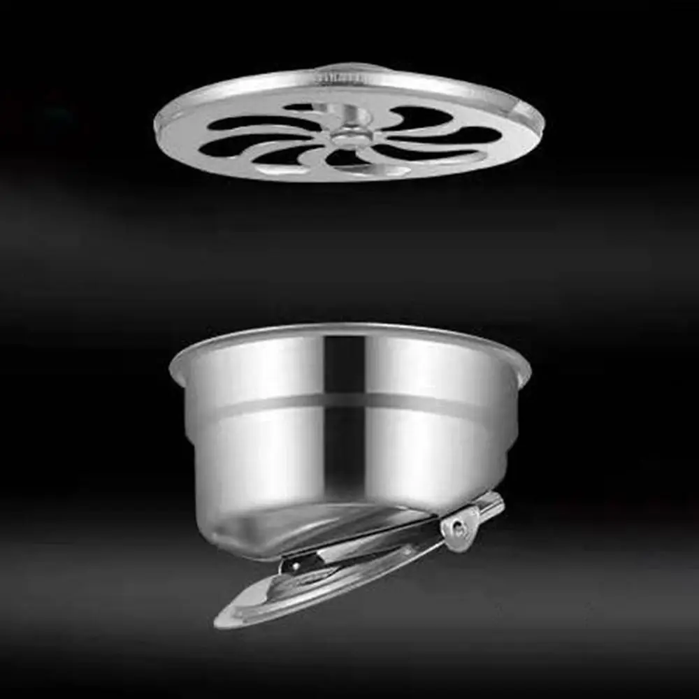 Hardware Accessories Stainless Steel Floor Drains Trap Hair Catcher Bathtub Ground Leakage Universal Shower Anti-odor Drainer