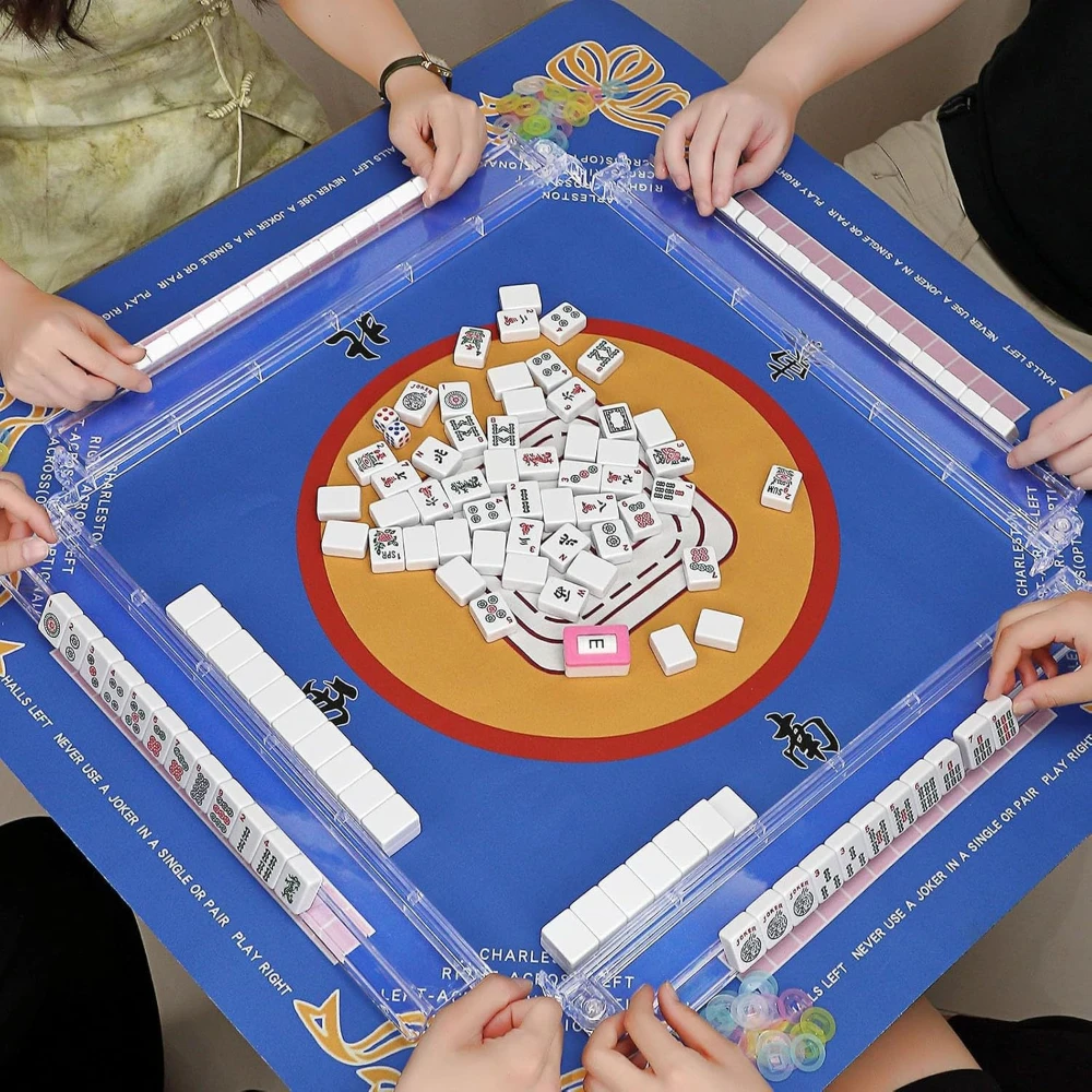 

Mahjong Ruler Three-in-one Card Arrangement Ruler American Mahjong Push Ruler Mahjong Card Arrangement Figurines Home Decor