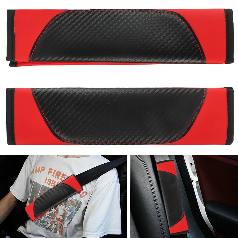 Car Seat Belt Cover Shoulder Protection Pad For Seat FR Ateca IBIZA Leon Alhambra Arosa Cordobe Tarraco Toledo Auto Accessories