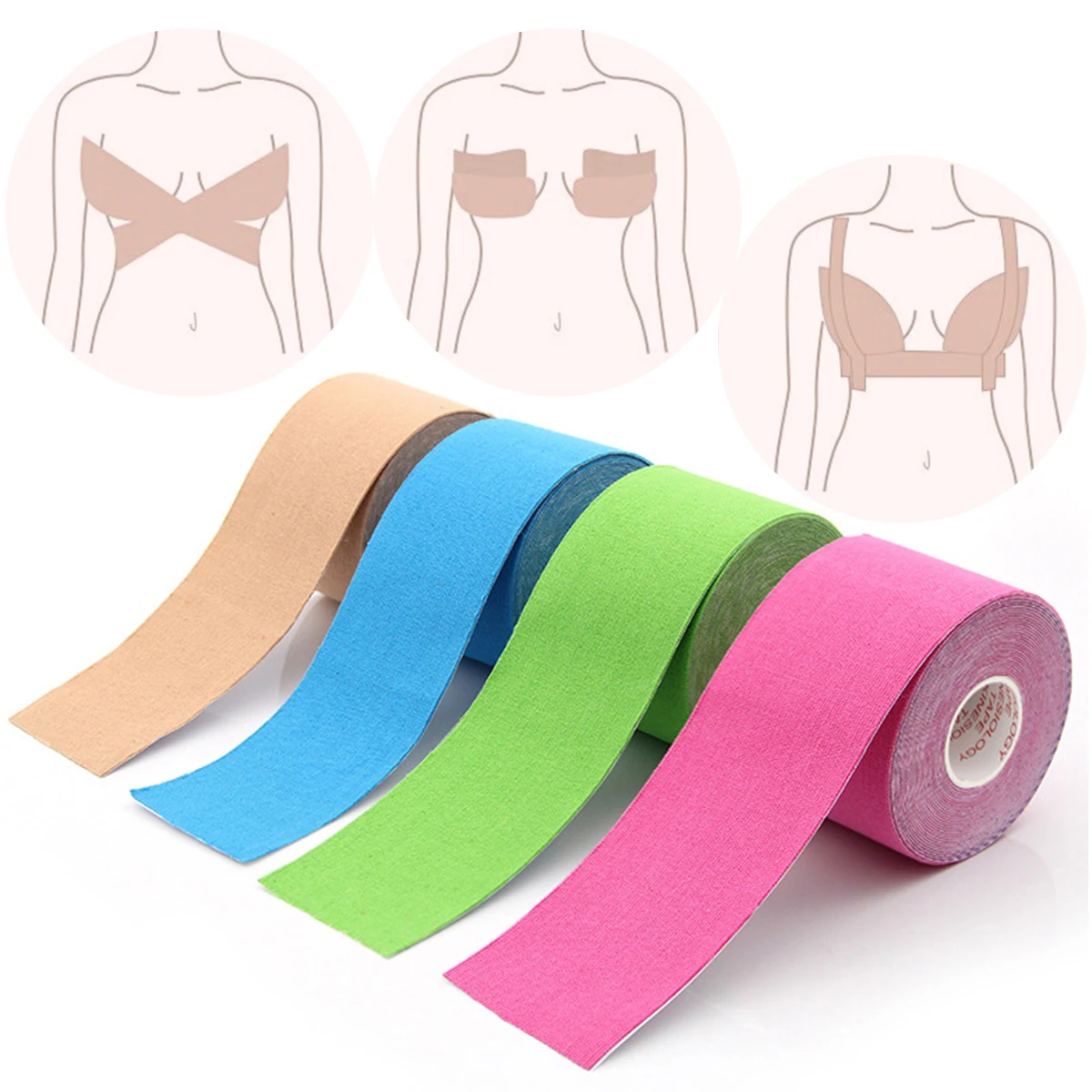 Waterproof Kinesiology Sports Tape – Elastic Athletic Muscle Support & Pain Relief Bandage 2
