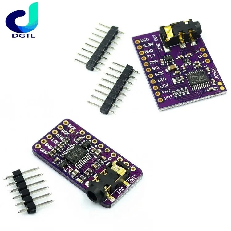 

Interface I2S PCM5102A DAC Decoder GY-PCM5102 I2S Player Module pHAT Format Board Digital PCM5102 Audio Board