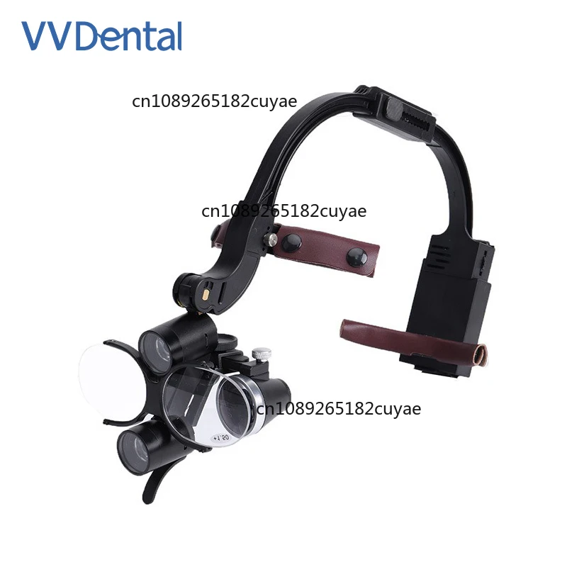 Hot Selling Best Quality Adjustable Head Eyeglasses 2.5X 3.5X Dental Surgical Loupes with Led Light