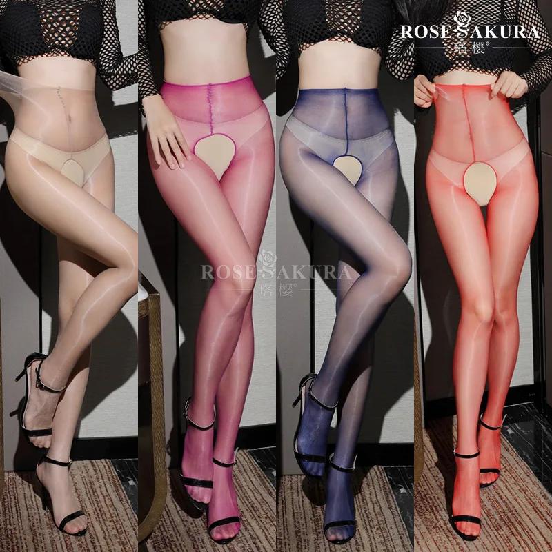 

Cherry Blossom1DSeamless Shiny Open-End Color Shiny One Line Crotch Sexy Open Crotch0830【Included】