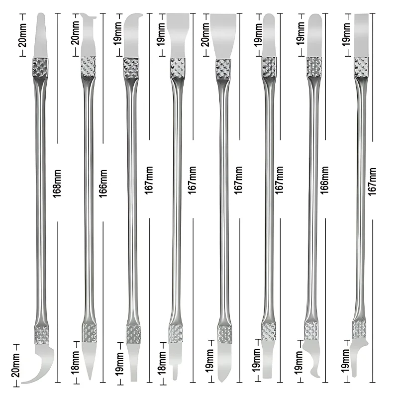 8 stücke Multifunktionale CPU Hebelmesser Handy Computer Chip Demontage Elektronik Reparatur Werkzeuge
