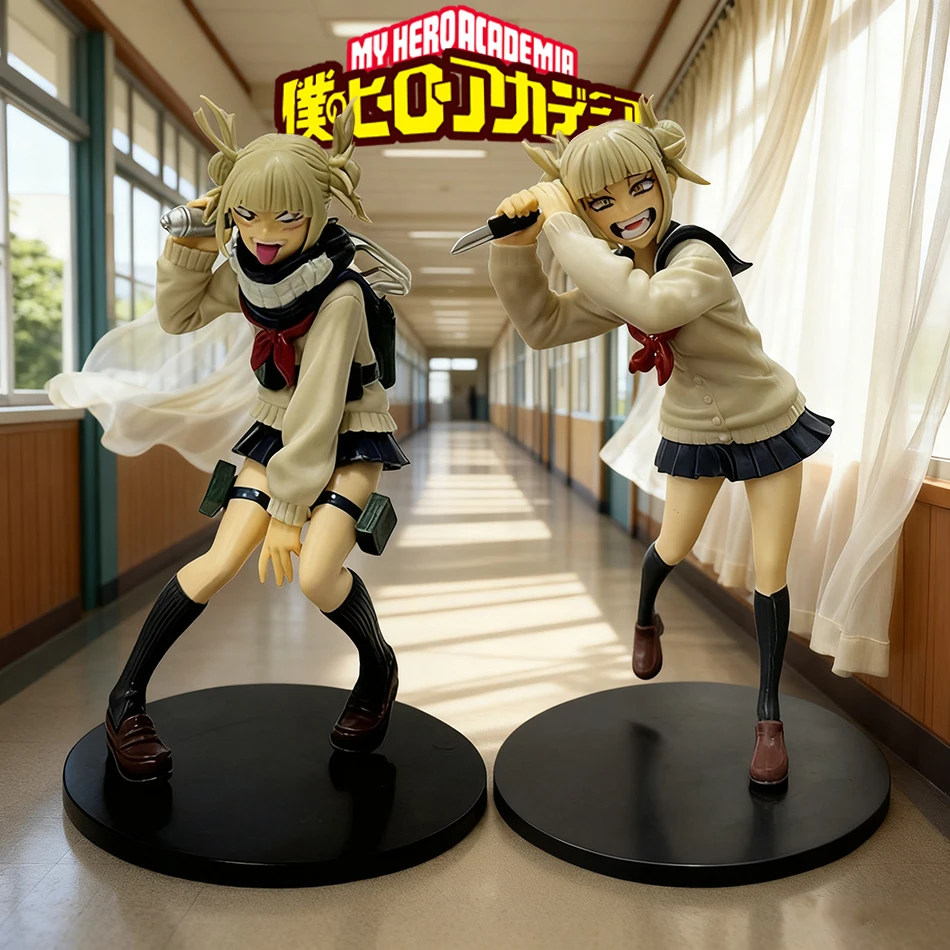 ฟิกเกอร์อนิเมะมายฮีโร่อะคาเดเมีย ชิโน่ ชาร์ม โทกะ ฮิมิโกะ ชุดน่ารัก รุ่นต่อสู้ ของสะสมตั้งโต๊ะ ของเล่น โมเดล ของขวัญ