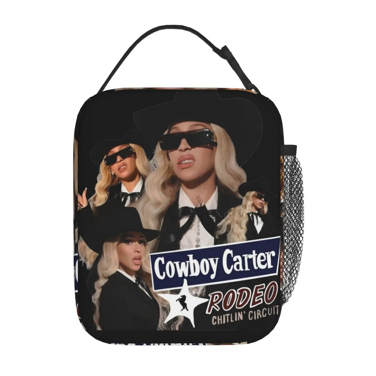 

Изолированная сумка для обеда Beyonce Cowboy Carter, термоконтейнер для обеда, большая вместительная сумка для обеда, сумка Bento, сумка для колледжа, путешествия