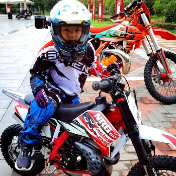 Motorcycle Gear Set Kids Racing Suit Children Boys Girls Jersey Pants Kits Youth 4 5 6 7 8 9 10 11 12 13 14 15 Years Old MX