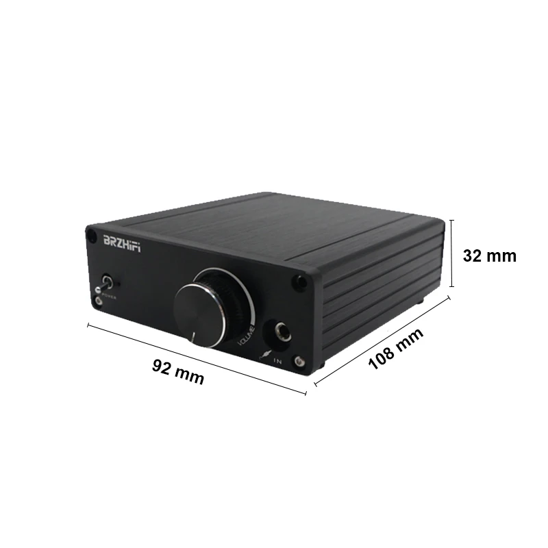 Brzhifi áudio 80wx2 amplificador de potência digital ultra-baixa distorção ma12070 amplificador de som estéreo de alta potência mini tamanho 2.0